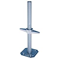 Los mejores  - Placa base roscada de 38 mm de diámetro- longitud 60 cm- galvanizada al fuego.